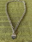 Tiffany Love Heart 925 Sterling Silver Necklace 24 Inches