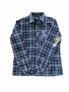 Nuovo con etichette!! Camicia da uomo blu/nera in flanella O'Neil taglia small - Foto 1 di 8