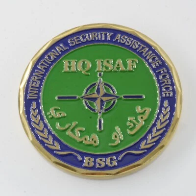 [125] ISAF Commander’s Award for Excellence Challenge Coin - NATO Afghanistan - Image 1 of 2