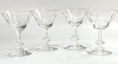 Vintage Willow by Duncan & Miller Champane Glasses Set of Four Pls Read - Image 1 of 4