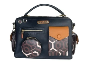 Nicole Lee Geometric Print Women's Handbag G16651 - Picture 1 of 9