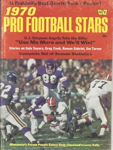 1970 Pro Football Stars magazine Alan Page Minnesota Vikings Gale Sayers Bears G - Picture 1 of 1