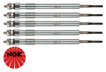 SET OF 5 NGK GLOW PLUGS FOR FORD RANGER PX P5AT TURBO DIESEL 3.2L I5 - Image 1 of 1