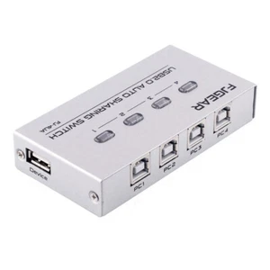 4 Port USB 2.0 Auto Sharing Switch HUB Selector Switcher For Printer - Picture 1 of 7