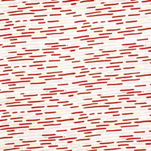 Organic Cotton Quilting Fabric 1/2yd Rain Walk Pink Red Cloud 9 Anna Graham - Picture 1 of 4