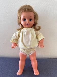 Vintage 10 Inch Doll 1960's POUPEE BELLA French Original Outfit Drink & Wet Doll - Picture 1 of 10