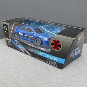 RC Super Z Blue Racer 4 Function Remote Control & Working Headlamps New Sealed - Picture 1 of 20