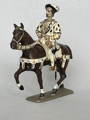 Soldat de plomb -CBG-Mignot - François I er à Cheval - Photo 1/4