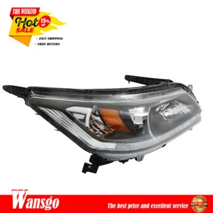 Black New For Honda Accord 2013-2015 Headlamp Headlight Passenger 33100T2AA01 - Picture 1 of 12