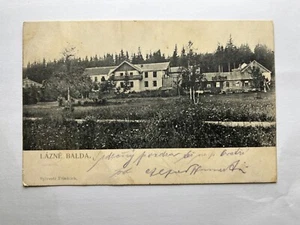 1907 LAZNE BALDA-S.Friedrich-Stmpl: POLICKA-Svitavy-SCHÖNBRUNN-gel.n.Wien-frank. - Bild 1 von 2