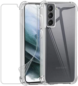 Coque Silicone TPU Transparente Angles Renforces + Verre Trempe Pour Samsung Ga - Imagen 1 de 3