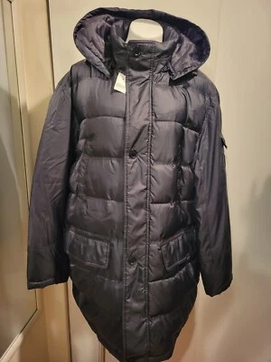 NWT! Rainforest Men's Black Puff Coat Jacket, Remvbl Hood SzXXL Barneys NY Tag  - Image 1 of 4