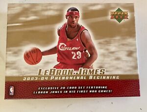 LeBron James Rookie Upper Deck 2003-04 Phenomenal Beginning Set