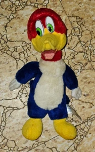 Toy Network Woody Woodpecker Plush 9" 1999 Vintage - Picture 1 of 2