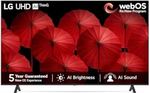 LG 108 cm (43 inches) 4K Ultra HD Smart LED TV 43UR7500PSC (Dark Iron Gr - Picture 1 of 4