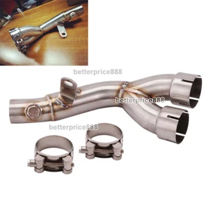 For R6 Yamaha YZF-R6 2006~2025 Exhaust System Mid Link Pipe Replace Catalyst - Picture 1 of 6