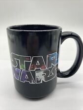 Star Wars “May The Force Be With You” Black/Multi Color Letters Coffee Mug