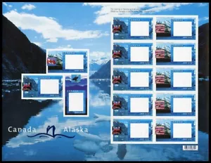 Canada Stamps pane of 10, Canada-Alaska Cruise Picture Postage, #1991C-D MNH - Picture 1 of 1