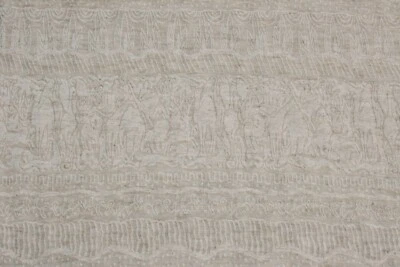 Strickstoff creme beige Meterware Strick Stoff Animal Muster 14,90€/m - Bild 1 von 2