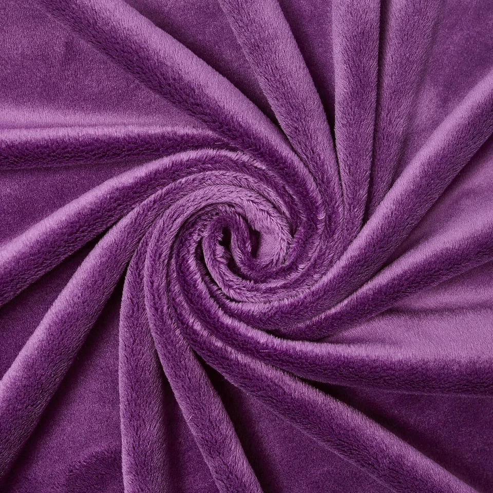 Tela de microfibra polar suave gruesa densa suave de felpa Minky suave de 60 pulgadas Foto 1 de 1