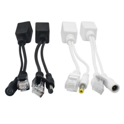 POE Cable Passive Power Ethernet Cable POE Splitter RJ45 Injector Power Supply - Image 1 of 4