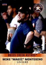2018 Buies Creek Astros Choice #35 Mike "Magic" Montesino Unsure of What he does