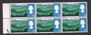 GB QE2 1966 Antrim 6d Phosphor variety 'An for And' bottom right UM MNH ** - Picture 1 of 2