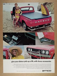 1972 AMCO Datsun Pickup Truck Parts Accessories vintage print Ad - Picture 1 of 1