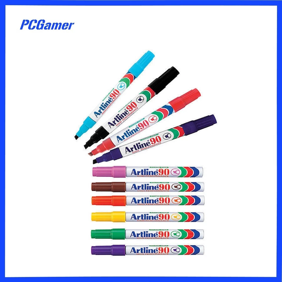 Artline 90 Permanent Marker 5mm Chisel Assorted - image 1 of 1