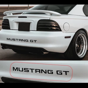 94-98 MUSTANG Rear Bumper Letter Insert Decals Stickers GT V6 94/95 Cobra SN95 - Picture 1 of 2