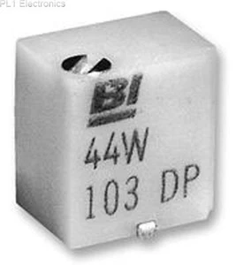 BI TECHNOLOGIES / TT ELECTRONICS 44WR100KLF TRIMMER CERMET, 9 TURN 4MM 100K - Picture 1 of 1