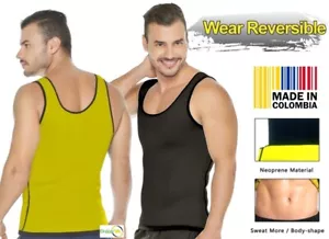 SHAPER HOT SALE NEW NEOPRENE MEN SLIM SWEAT REDU CAMI REDUSHAPER WEIGTH LOSS - Picture 1 of 5