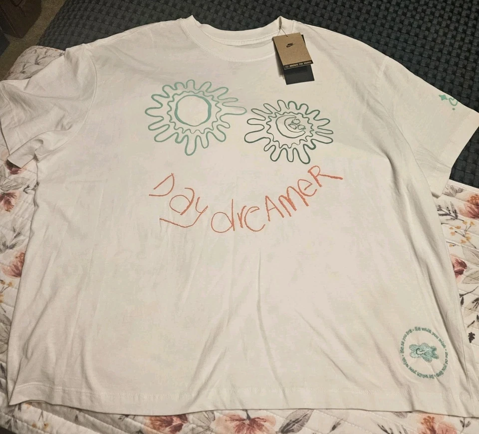 NUEVO CON ETIQUETAS NIKE MUJER PROJECT UPHORIA Day Dreamer Top Camiseta Calce Cuadrado Mujer’s Talla XL  Foto 1 de 4