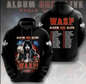 Wasp Album One Live World Tour 2025 3D Hoodie - Picture 1 of 3