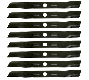 8 USA Mower Blades Low Lift Mulching Replaces Black & Decker 90548199 18in. Deck - Picture 1 of 7