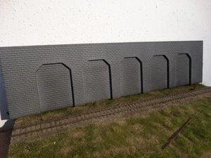 H0 Jordan n.º 928 placa estructural arco trapezoidal arcade gris 12,5x50 cm embalaje original - Imagen 1 de 2