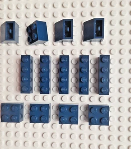 LEGO DARK BLUE BUNDLE VARIOUS 13 PIECES BRAND NEW - Picture 1 of 2