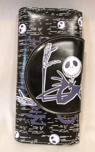 The Nightmare Before Christmas Jack Skellington Coin Pouch Bag Long Purse Wallet - Picture 1 of 6
