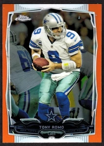 2014 Topps Chrome Orange Refractors #77 Tony Romo COWBOYS - Picture 1 of 2