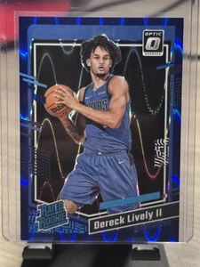 23-24 Panini Donruss Optic Rated Rookie Blue Seismic Dereck Lively /249 RC #245 - Picture 1 of 2