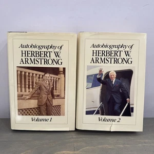 Autobiographie von Herbert W. Armstrong Bände 1&2 weltweit Gründer der Kirche Gottes - Bild 1 von 10
