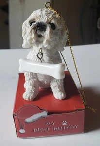My Best Buddy Pudel Hund Ornament Weihnachten Urlaub 3" (D4) - Bild 1 von 7