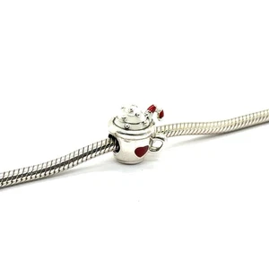 CHARM PANDORA CACAO CÁLIDO ESMALTE BLANCO Y ROJO 5.1G (EPJ031066) - Imagen 1 de 4
