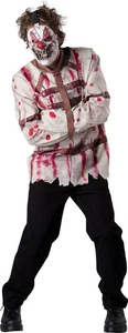 Circus Psycho Halloween Clown Men Costume XL - Picture 1 of 1
