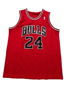 Camiseta deportiva de baloncesto cosida de Bill Cartwright de los Chicago Bulls. Hombre XL. Rojo. NBA. - Imagen 1 de 8