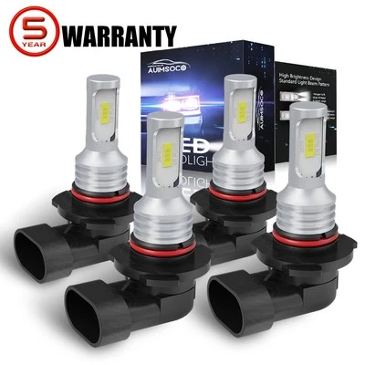 Para Honda Accord 2005 2006 2007 3,0 L V6 LED Faro Bombillas 6500K Combo Foto 1 de 4