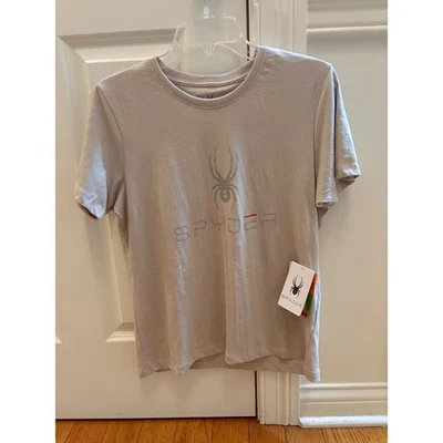 Новая женская футболка с коротким рукавом Spyder Sandstorm средний размер спортивная - Изображение 1 из 4