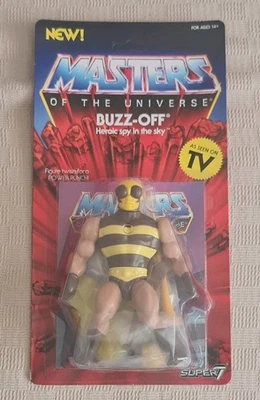 Masters of the Universe Super7 - Buzz-off Mattel 14cm MOTU HE-MAN - Imagen 1 de 2