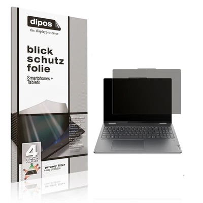 Screen Protector for Lenovo Yoga 7 Pro Privacy Filter 4-Way Protection dipos - Image 1 of 4