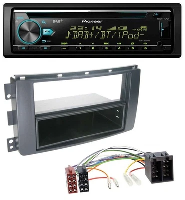 Pioneer DAB MP3 CD USB Bluetooth Autoradio für Smart ForFour 454 ForTwo 451 ISO - Bild 1 von 4